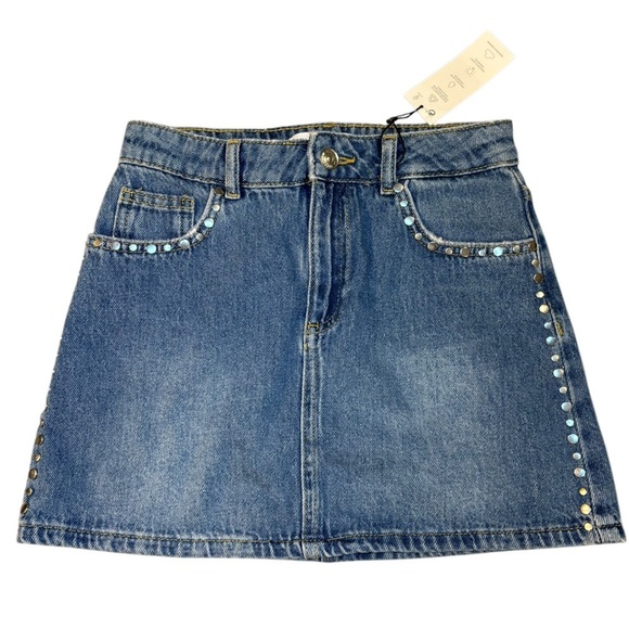 Zara Other - Zara girls Denim Skirt with Studded Details 10